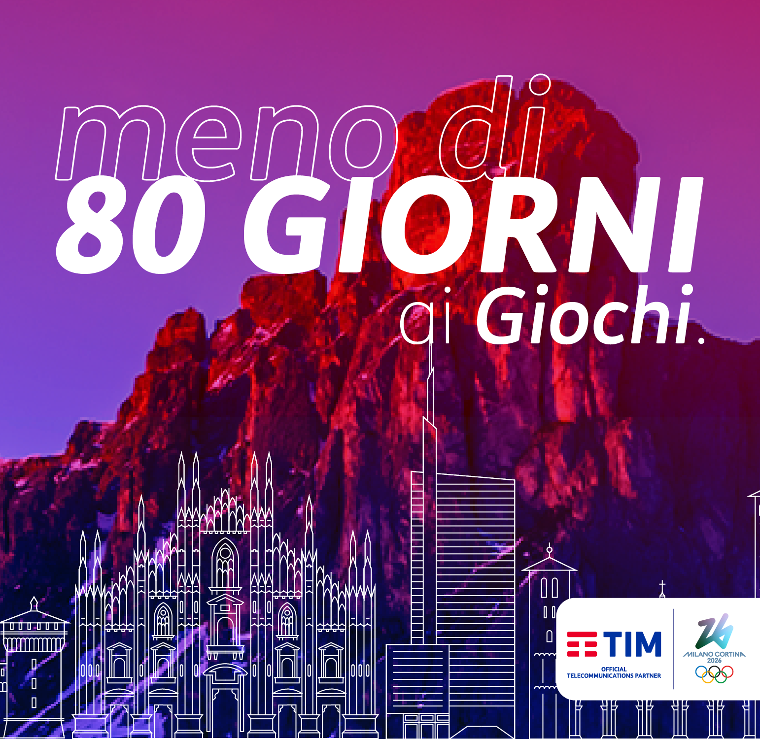 Siamo Official Telecommunications Partner dei Giochi Olimpici e Paralimpici di Milano-Cortina 2026