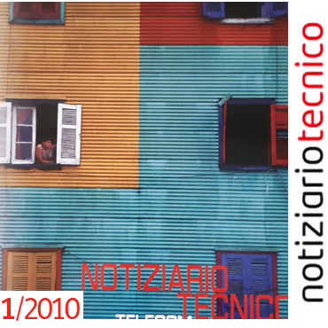 Copertina Notiziario Tecnico TIM - nr. 1 del 2010