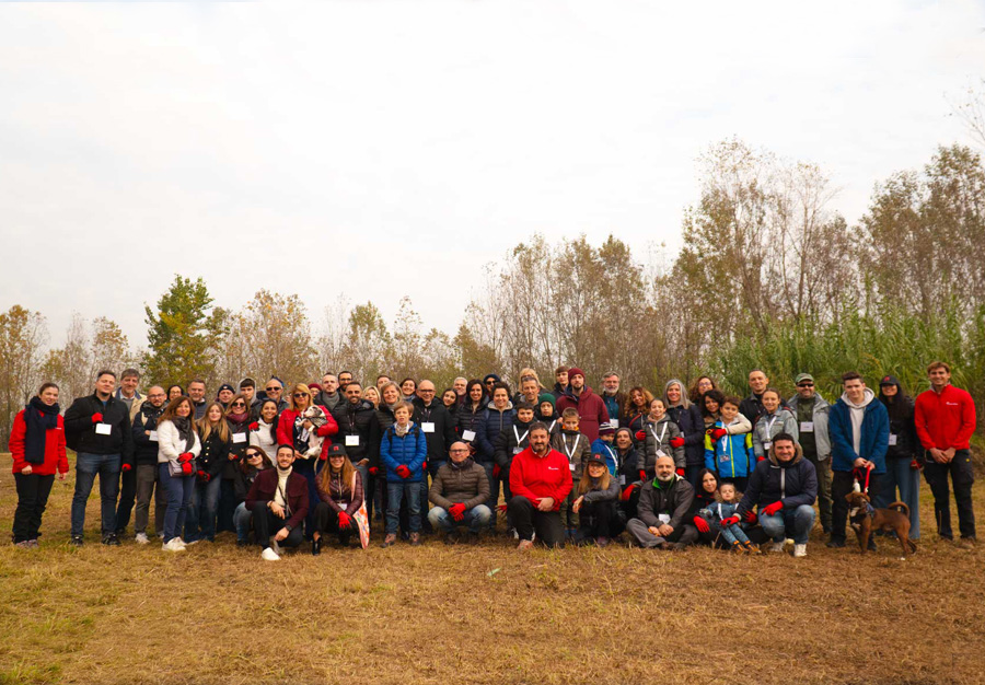 Forestry at the Stura Sud Park in Turin